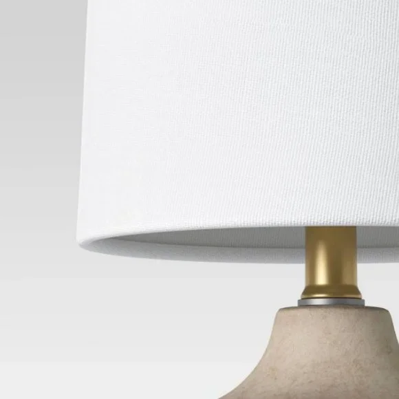 Threshold 2 Pack Textural Ceramic Mini Jar Shaped Table Desk 12.5" Lamp - Picture 3 of 5